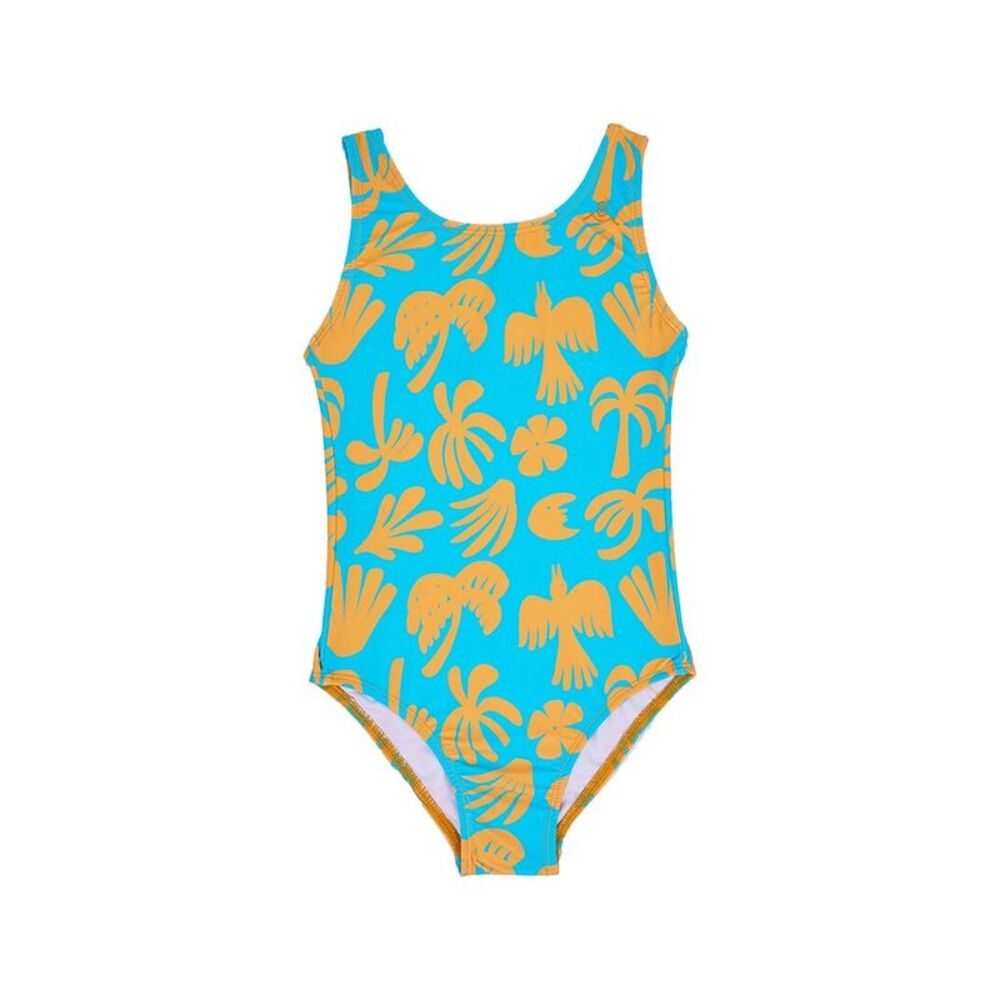 Seaesta Surf Girls  X Ty Williams Orange She Swimsuit, Orange